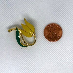 Vintage Tulip Deco Look Brooch
